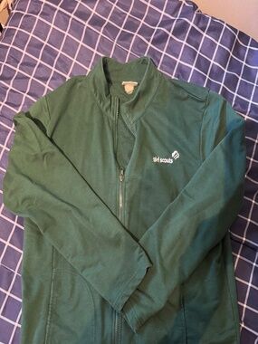 Girl Scouts zip up jacket L